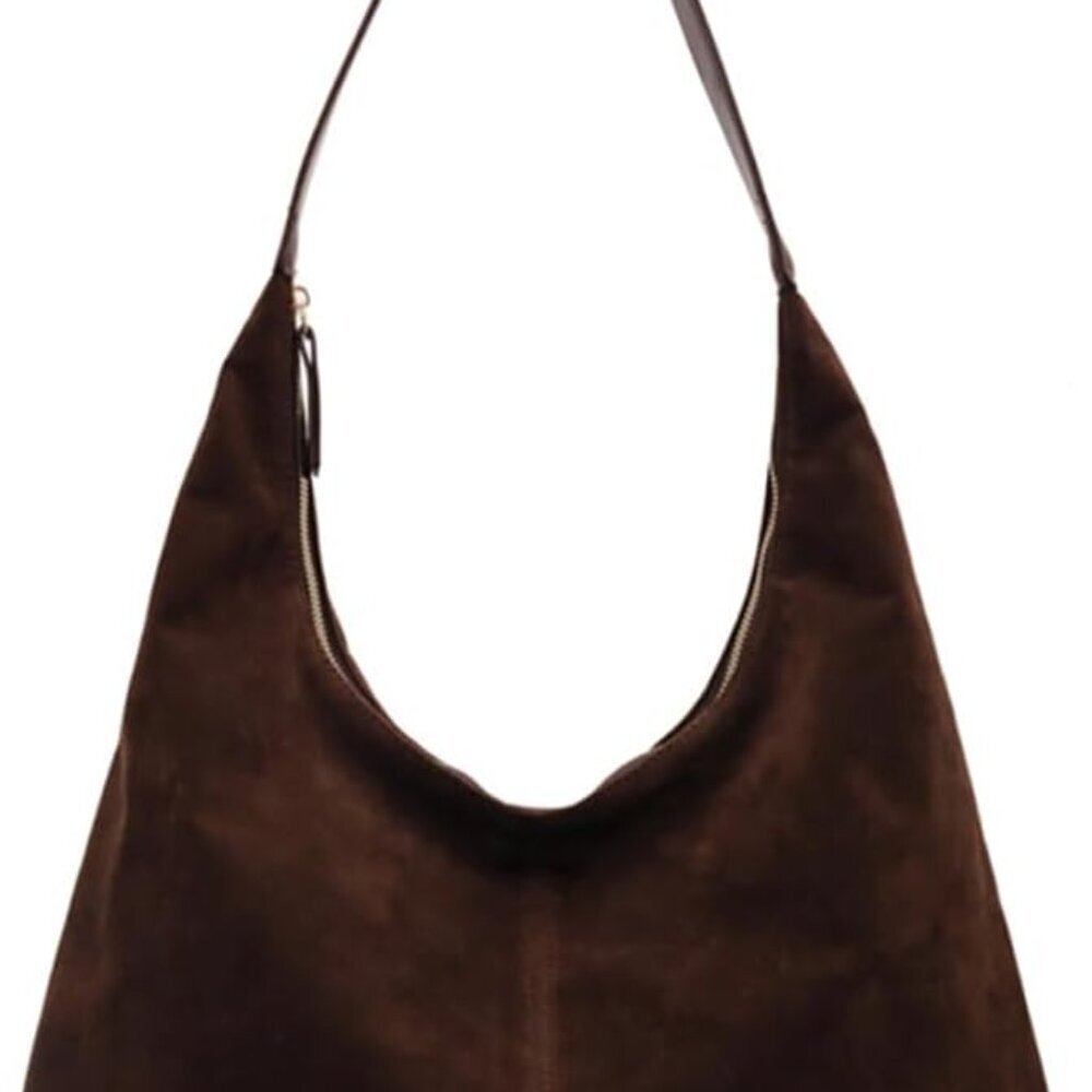 Slouchy Suede Shoulder Bags For Women Underarm Bag Womens Tote Bag Work Purses C